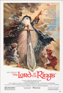 Poster for Bakshi Lord of the Rings