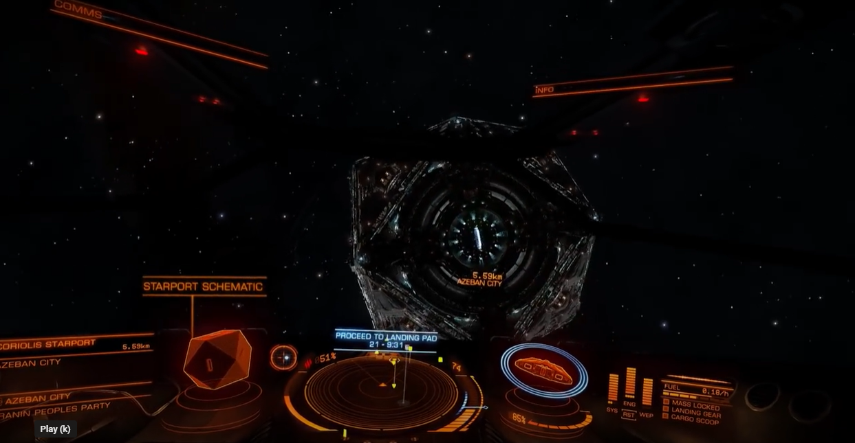 Screenshot of Elite Dangerous